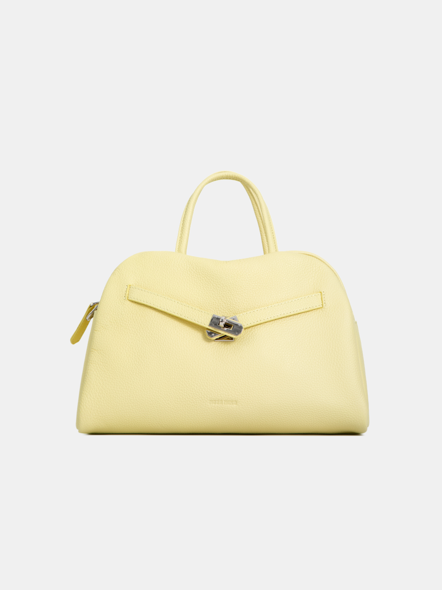Lock clasp boston bag